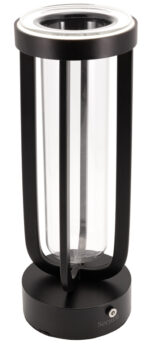 Securit oplaadbare LED tafellamp Florence zwart