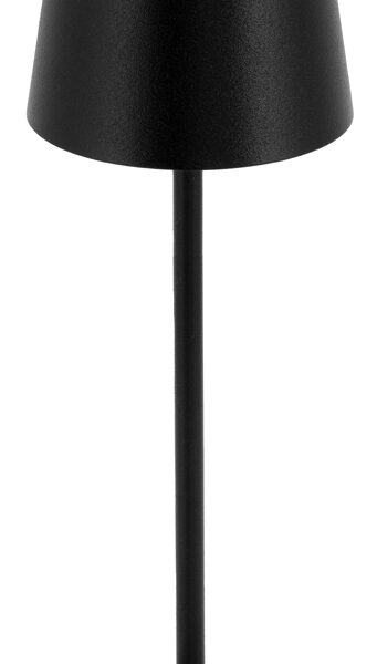 Securit Monte Carlo LED tafellamp oplaadbaar - zwart