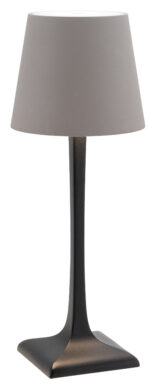 Securit Milano oplaadbare LED tafellamp zwart/taupe