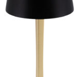 Securit oplaadbare LED tafellamp ROME, goud/zwart