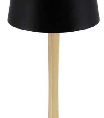 Securit oplaadbare LED tafellamp ROME, goud/zwart