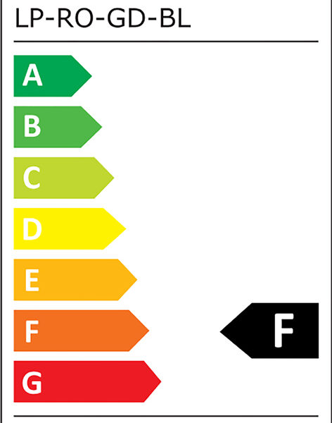 Securit oplaadbare LED tafellamp ROME, goud/zwart