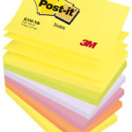 Post-it Notitieblok Z-Notes, 127 x 76 mm, 6 kleuren