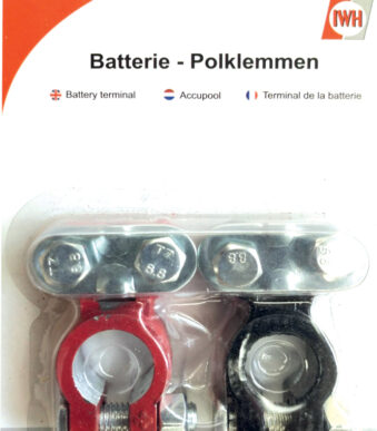 IWH Batterijpoolklemmen set, gekleurd