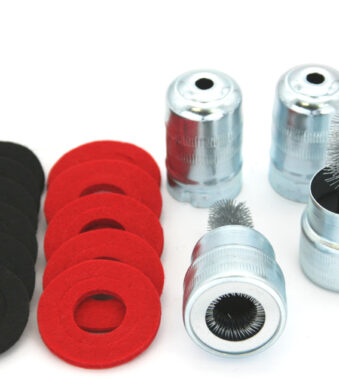 IWH Batterijpoolreinigingsborstel met kleurschijfjes