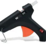 Rapesco lijmpistool 202 met type G stekker, zwart/rood