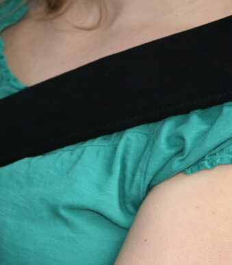 IWH Autogordel Polster Alcantara Zwart - 2 Stuks