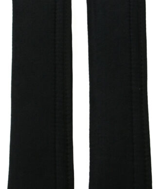 IWH Autogordel Polster Alcantara Zwart - 2 Stuks