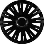 IWH Wieldoppen Monaco zwart/chroom 16 inch (40,64 cm)