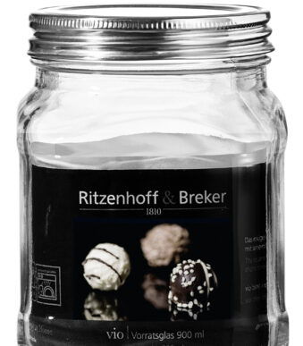 Opbergpot hoekig 0,9 liter