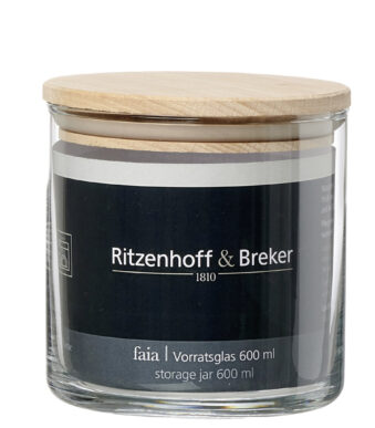 Ritzenhoff & Breker voorraadpot FAIA rond 0,6 liter