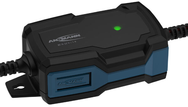 ANSMANN Acculader Auto 6-12V/1A Zwart/Blauw