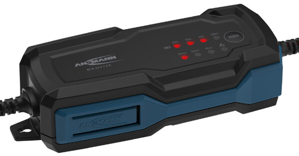 ANSMANN Acculader BC 6-12V/2A Auto Motorfiets Zwart/Blauw