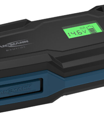 ANSMANN acculader BC auto 6-12V/10A zwart/blauw