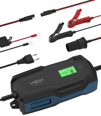 ANSMANN acculader BC auto 6-12V/10A zwart/blauw