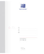 Oxford schrift geruit A5 - 96 bladzijden, gebrocheerd