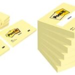 Post-it zelfklevende notitieblokjes, 76 x 76 mm, geel, 6 stuks