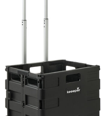 keeeper Opvouwbare transportkar 'Olli' met vouwbox, 45 liter