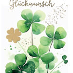 SUSY CARD Verjaardagskaart 'Geluksklaver