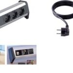 BACHMANN apparaatsnoer 3 meter zwart met hoekstekker