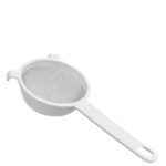 Metaltex fijnmazige zeef kunststof wit 70 mm diameter