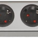 Brennenstuhl stekkerdoos Super-Solid 5-voudig zilver