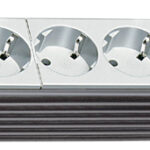 Brennenstuhl 19 inch stekkerdoos Premium-Line 8-voudig zwart/lichtgrijs