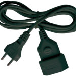 Brennenstuhl verlengkabel met Europese stekker, zwart, 5 meter