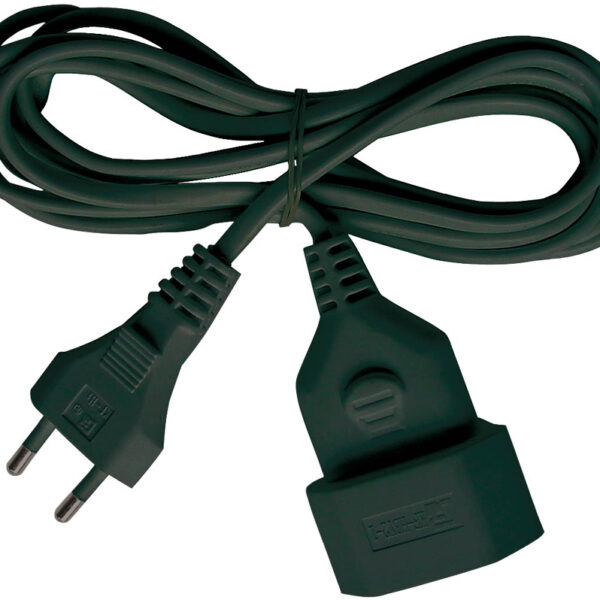 Brennenstuhl verlengkabel met Europese stekker, zwart, 5 meter