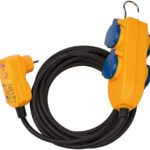 Brennenstuhl beschermde verdeelkabel IP54, 4-voudig, 5 meter