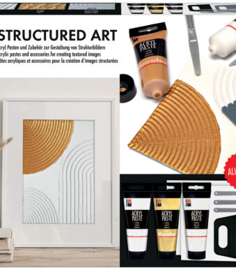 Marabu Acrylpasta Set Structured Art