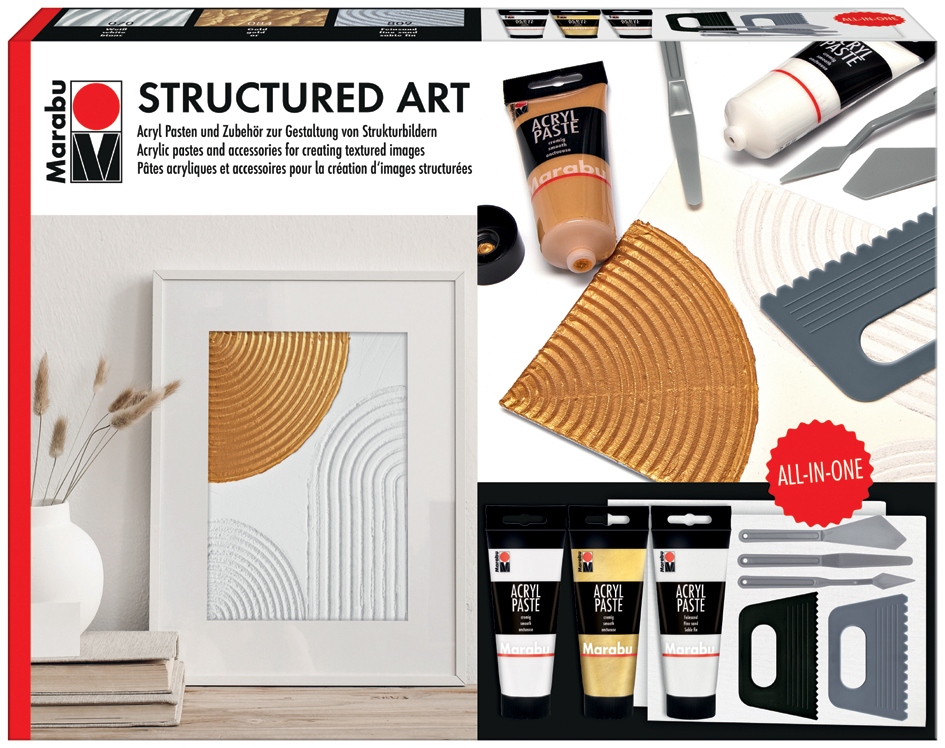 Marabu Acrylpasta Set Structured Art Marabu Acrylpasta Set Structured Art
