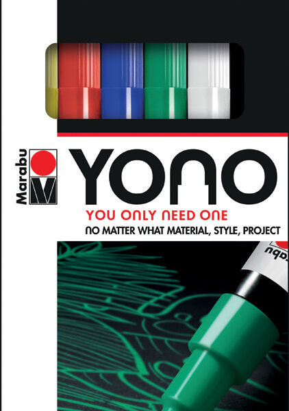Marabu acrylstiften YONO, 0,5-1,5 mm, set van 6