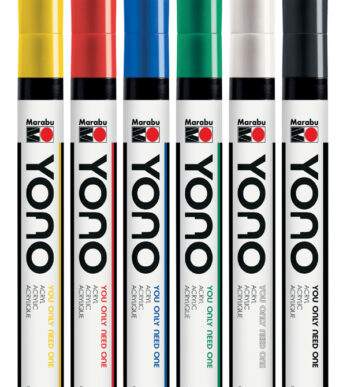 Marabu acrylstiften YONO, 0,5-1,5 mm, set van 6