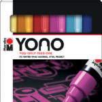 Marabu Acrylmarker YONO, 1,5 - 3,0 mm, set van 12