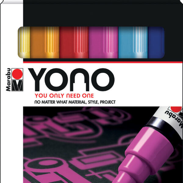 Marabu Acrylmarker YONO, 1,5 - 3,0 mm, set van 12