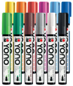 Marabu Acrylmarker YONO, 1,5 - 3,0 mm, set van 12