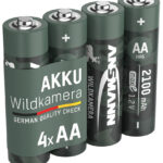 ANSMANN NiMH Oplaadbare Batterijen AA 2100 mAh voor Wildcamera's (4 stuks)