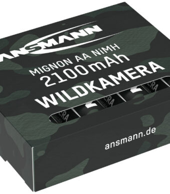 ANSMANN NiMH Oplaadbare Batterijen AA 2100 mAh voor Wildcamera's (4 stuks)
