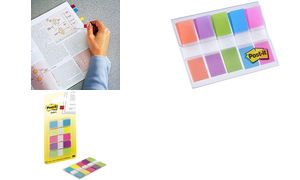 Post-it Index mini strips, 11,9 x 43,2 mm, 5 kleuren