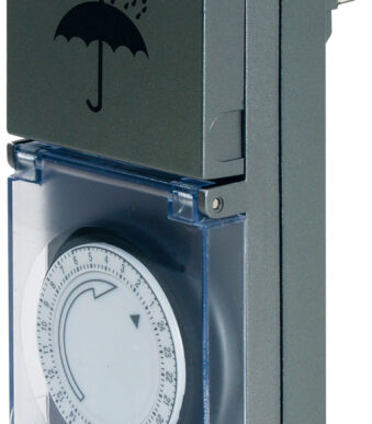 Brennenstuhl dagklokschakelaar MZ 44, IP 44, antraciet