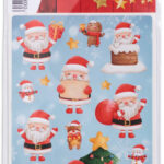 Herma Kerststickers Decoratie Kerstman