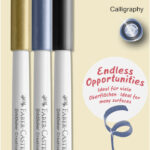 FABER-CASTELL Goldfaber Creative Marker, 3 stuks blister