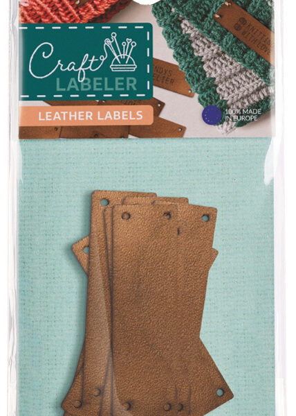 COLOP Innaai-etiketten Craft Labeler, bruin, leer
