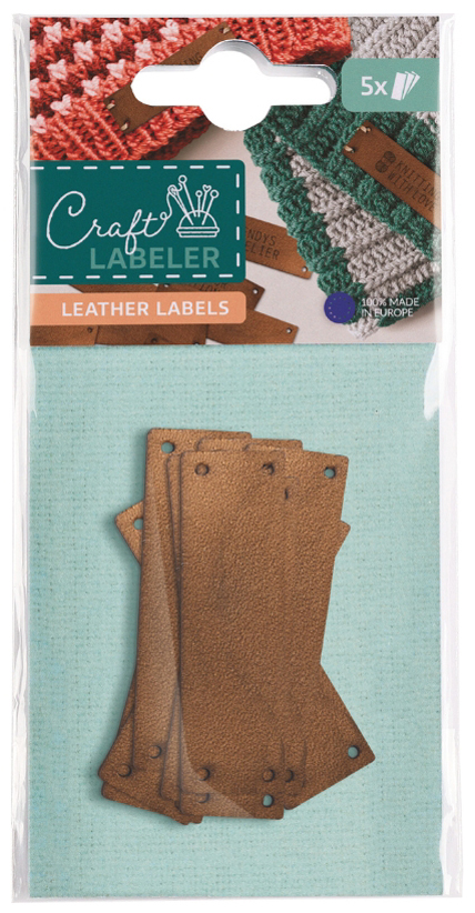 COLOP Innaai-etiketten Craft Labeler, bruin, leer COLOP Innaai-etiketten Craft Labeler, bruin, leer