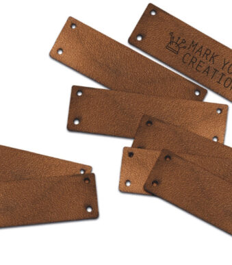 COLOP Innaai-etiketten Craft Labeler, bruin, leer