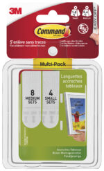 3M Command Bevestigingsstrips voor foto's, Multipack (S/M)