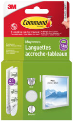 3M Command bevestigingsstrips voor schilderijen maat M, wit