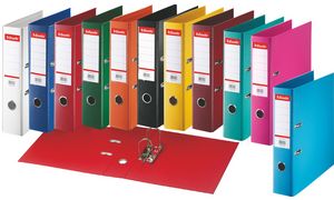 Esselte ordner A4 75mm, geassorteerde kleuren, 10 stuks