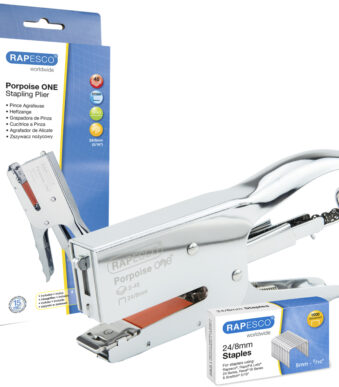 Rapesco Porpoise ONE nietmachine, chroom